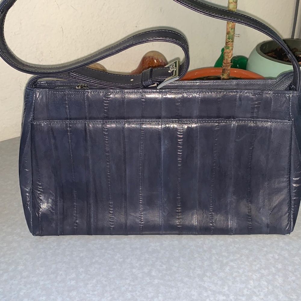 Vintage Eel Skin Shoulder Bag